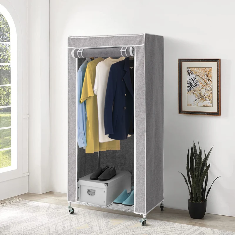 Armoire mobile avec housse grise – art moon Buffalo