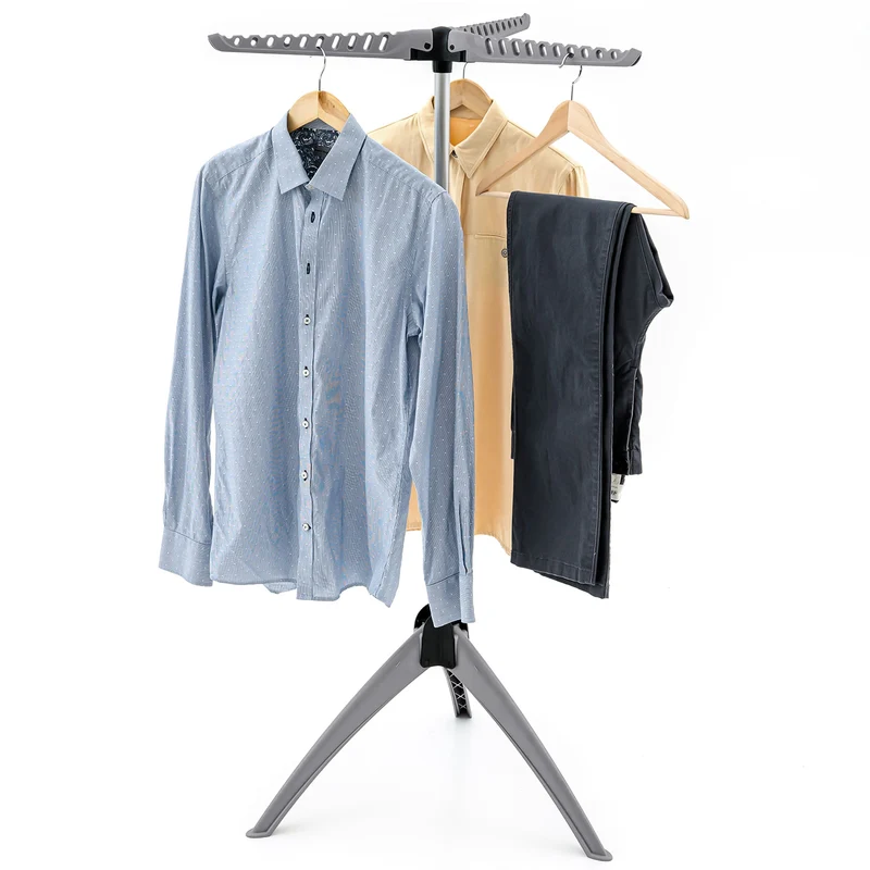 art moon Cedar – Étendoir à linge pliable sur pied pour 63 cintres, jusqu’à 22 kg, idéal pour le camping