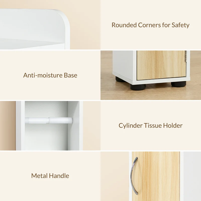Meuble de Salle de Bain Étroit