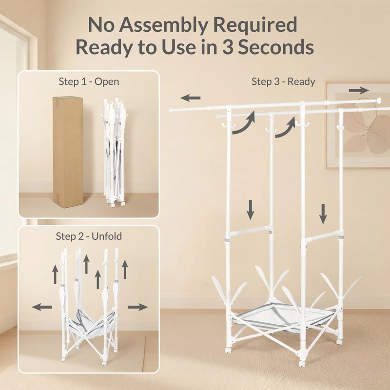 Séchoir à linge extensible