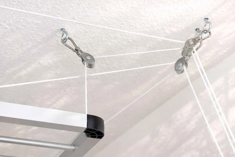 DRY-SMART LIFT | Wäschetrockner für die Decke mit 8 robusten Alustangen