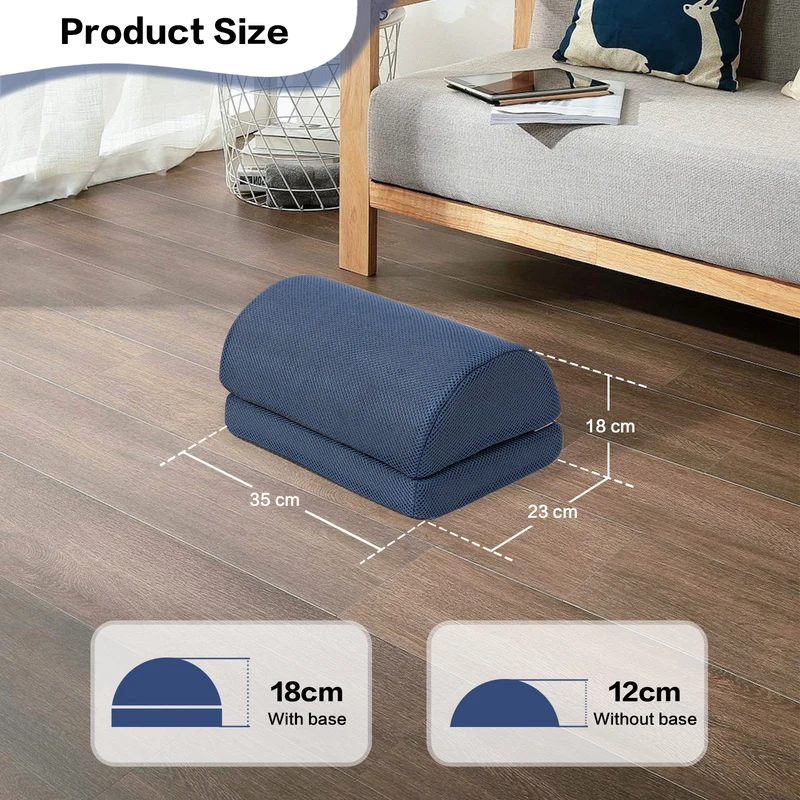 Coussin repose-pieds (Bleu)