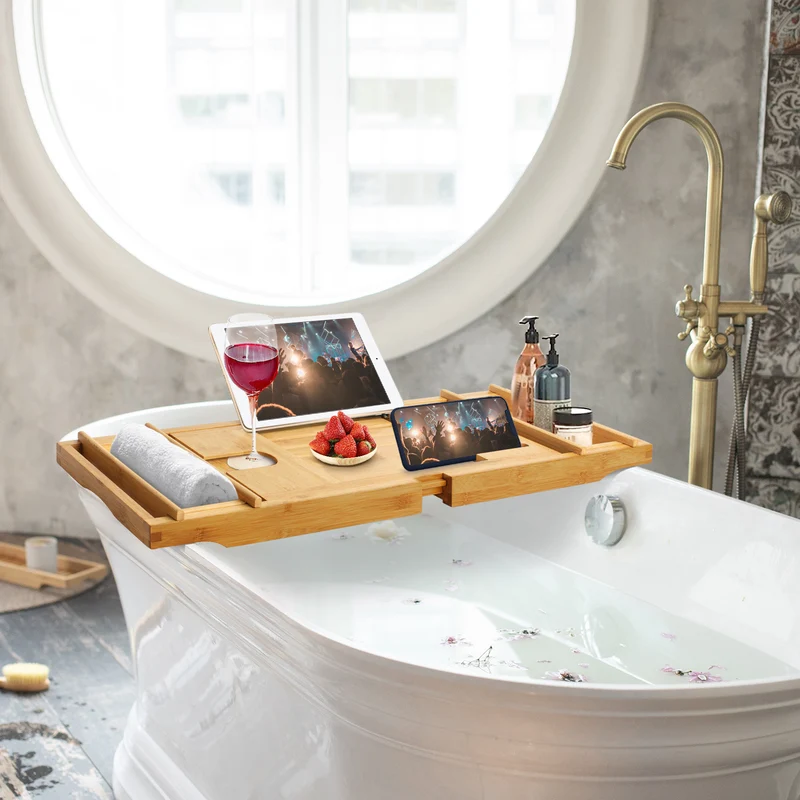 Plateau de Baignoire (Tissu Noir)