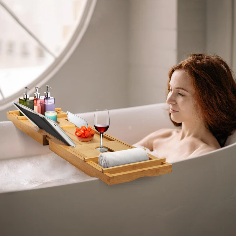 Plateau de Baignoire (Tissu Noir)