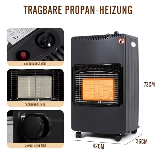 Chauffage au Gaz 4200 Watts (uniquement pour DE)