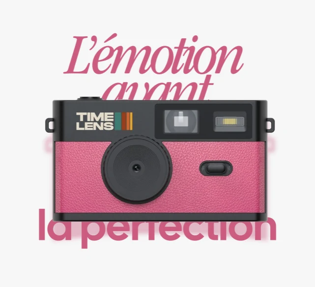 APPAREIL PHOTO NUMÉRIQUE (TIMELENS) - Rose