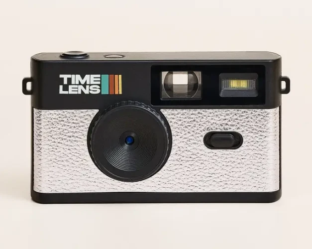 APPAREIL PHOTO NUMÉRIQUE (TIMELENS) - Argent