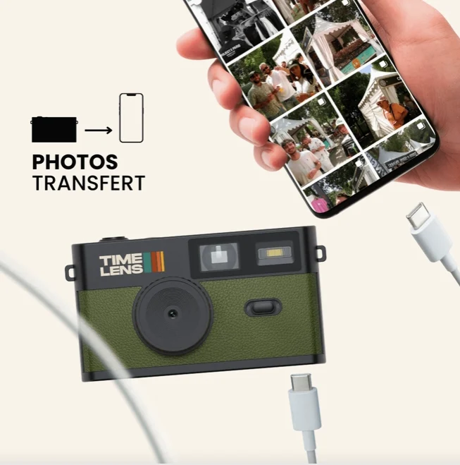 APPAREIL PHOTO NUMÉRIQUE (TIMELENS) - Kaki
