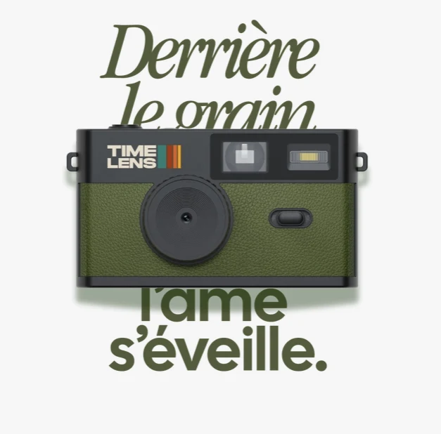 APPAREIL PHOTO NUMÉRIQUE (TIMELENS) - Kaki