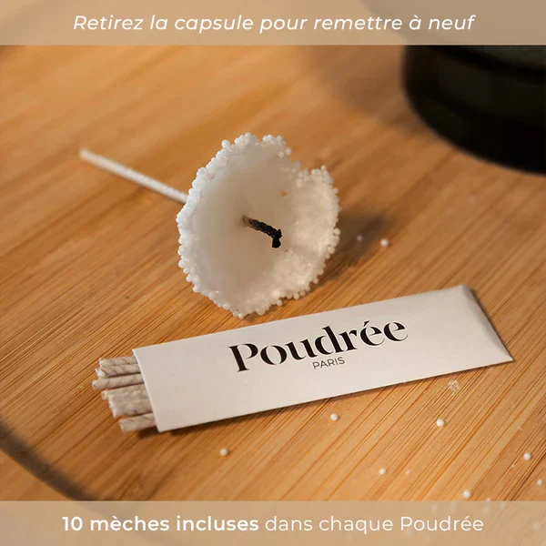 BOUGIE POUDRÉE - Fleur des Iles