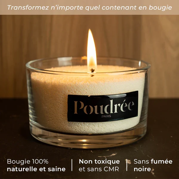 BOUGIE POUDRÉE - Fleur des Iles