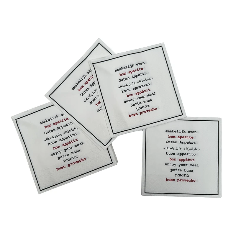 SERVIETTES EN PAPIER