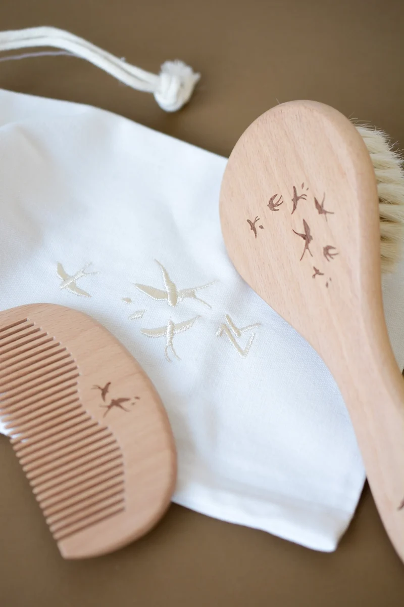 ENSEMBLE PEIGNE ET BROSSE