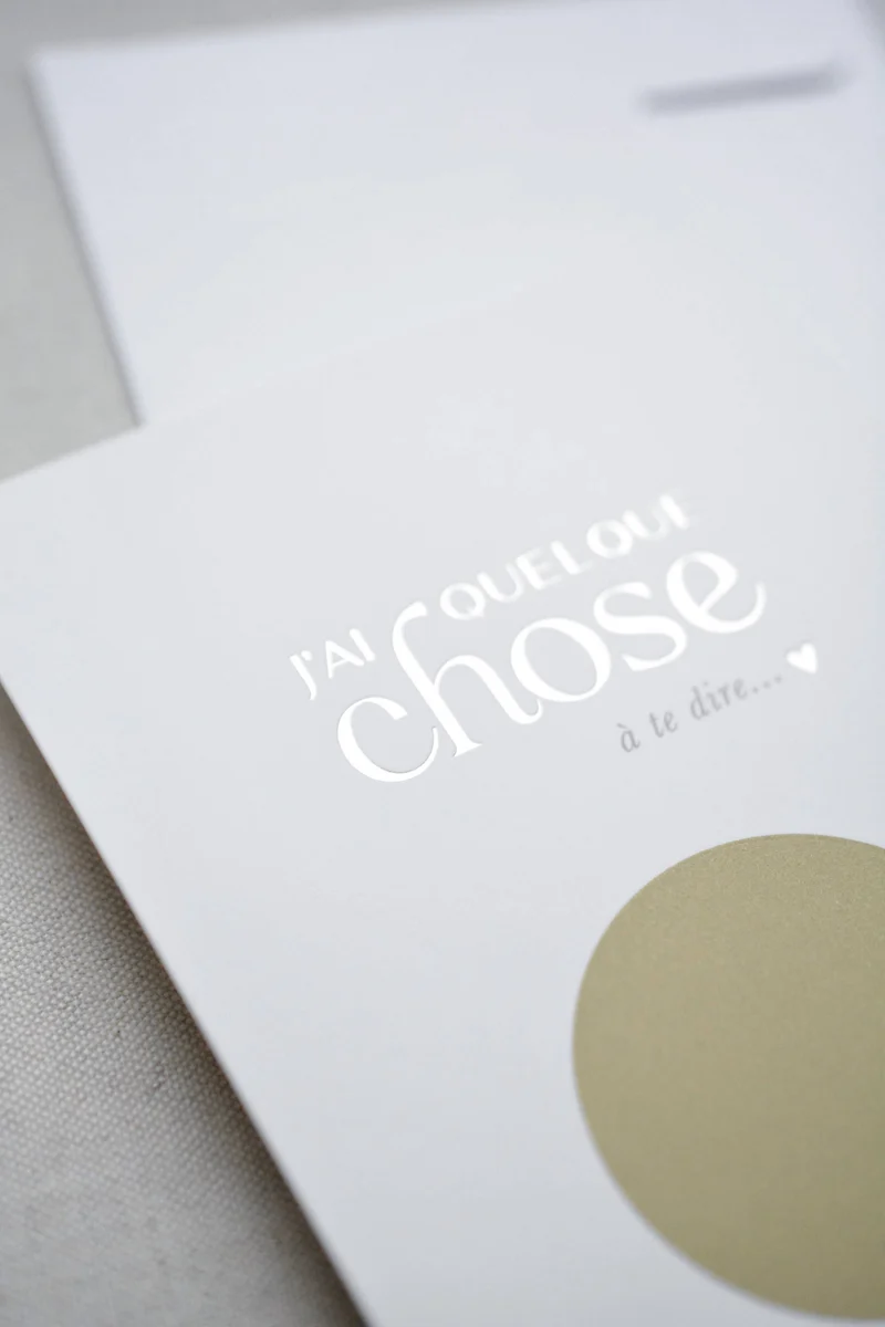 CARTE ANNONCE À GRATTER - Parrain