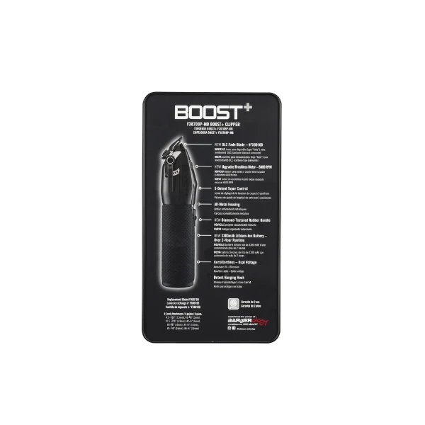 Tondeuse métallique au Lithium BOOST+