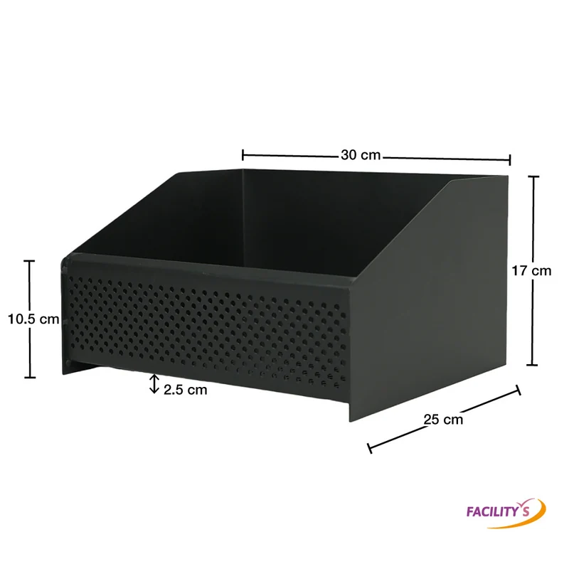PANIER BRULEUR A GRANULES POUR CHEMINEE EN ACIER 30 × 25 × 17 CM