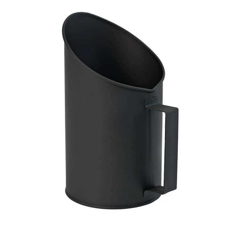 PELLE A PELLETS GRANULES BOIS TAMIS ACIER NOIR