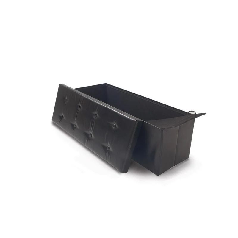 BANC COFFRE DE RANGEMENT IMITATION CUIR