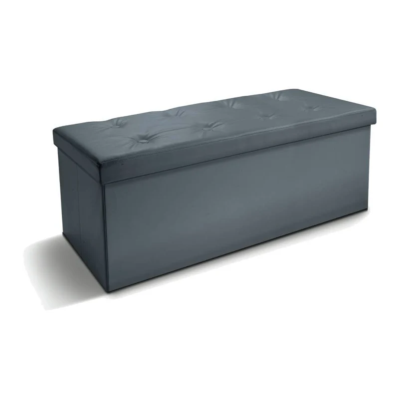 BANC COFFRE DE RANGEMENT IMITATION CUIR