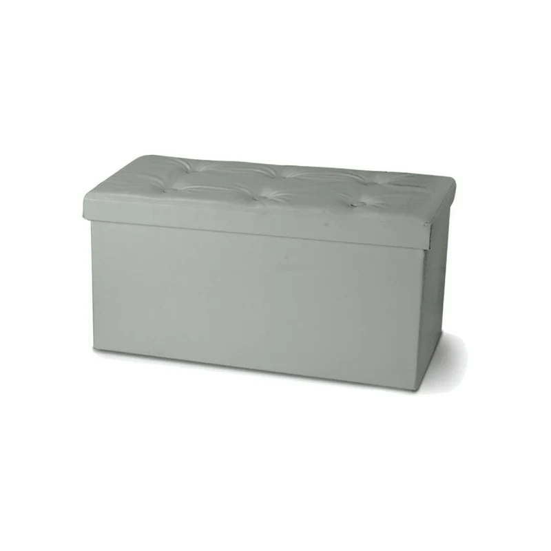 BANC COFFRE DE RANGEMENT IMITATION CUIR