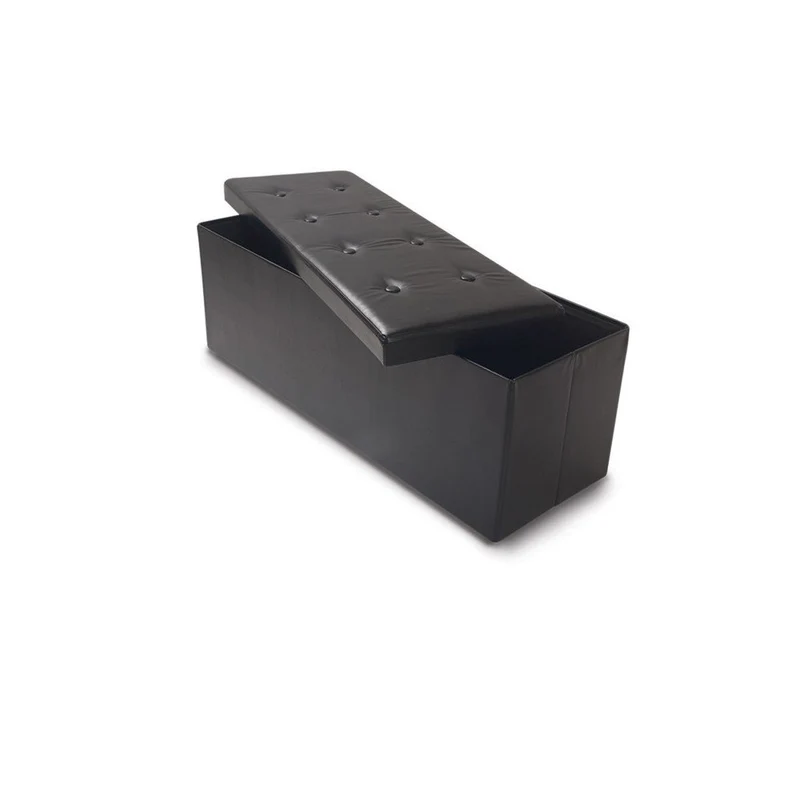 BANC COFFRE DE RANGEMENT IMITATION CUIR