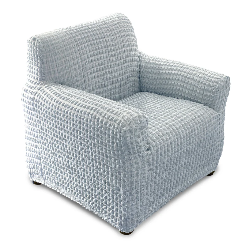 HOUSSE CHENILLE EXTENSIBLE GRIS