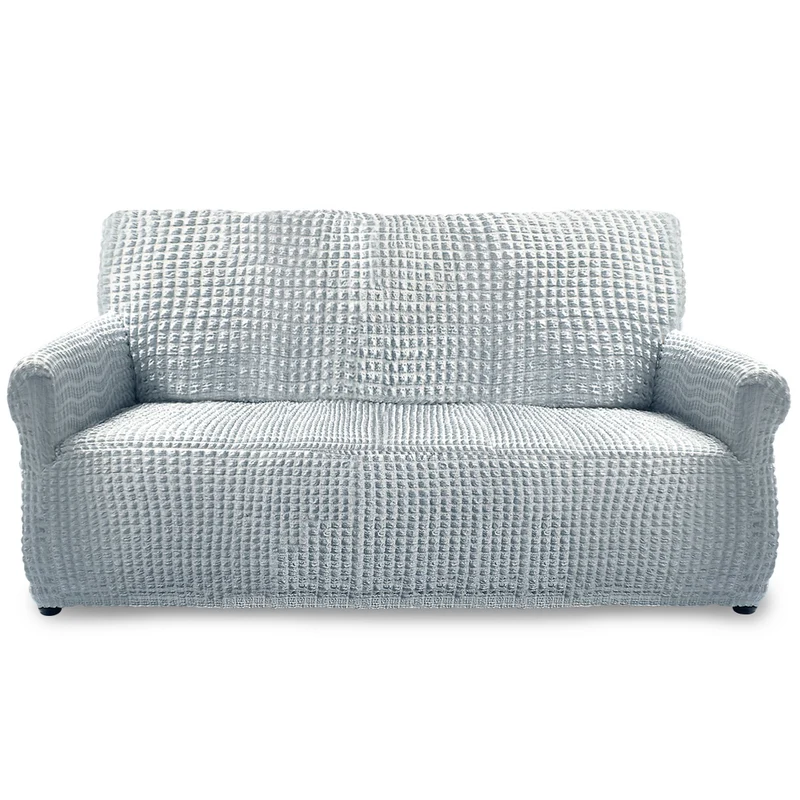 HOUSSE CHENILLE EXTENSIBLE GRIS