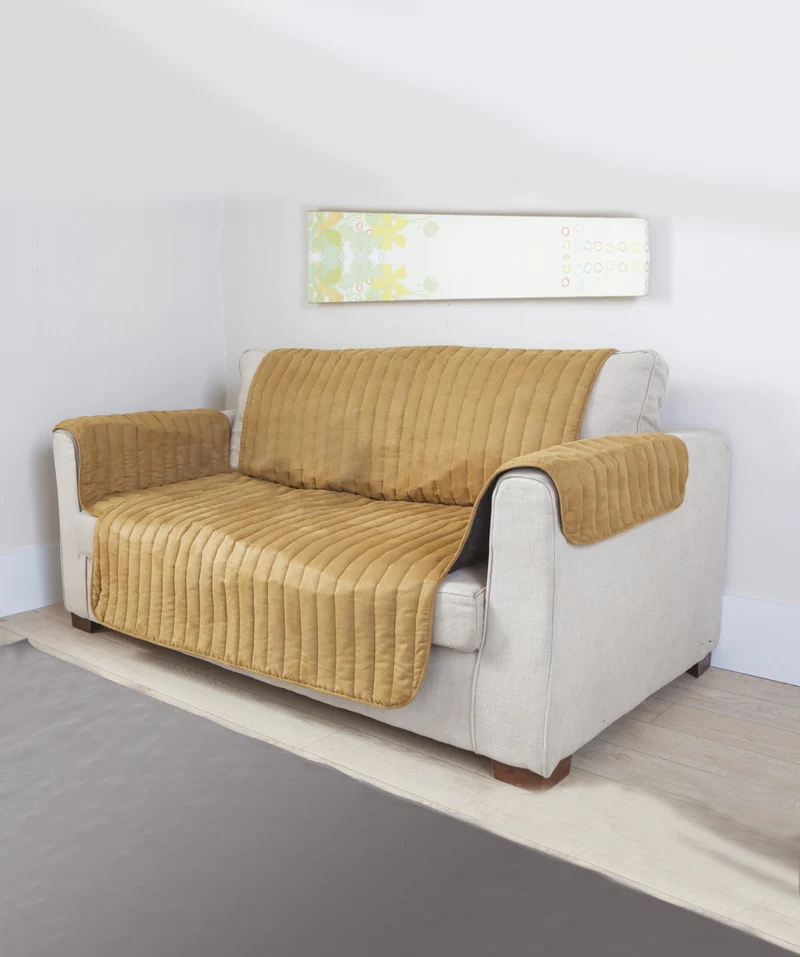 COUVRE FAUTEUIL ET CANAPÉ WATERPROOF MARRON