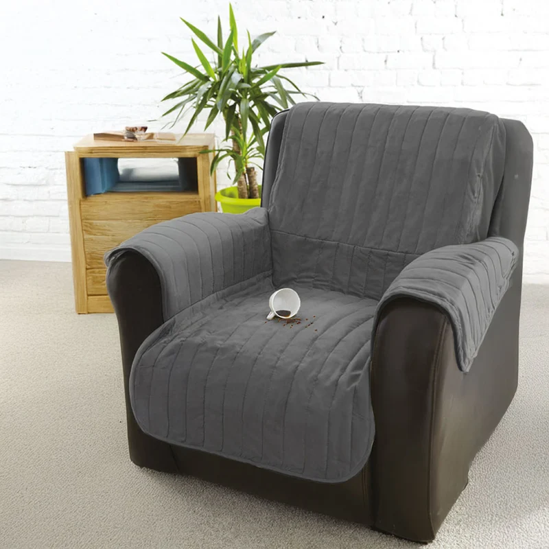 COUVRE FAUTEUIL ET CANAPÉ WATERPROOF MARRON