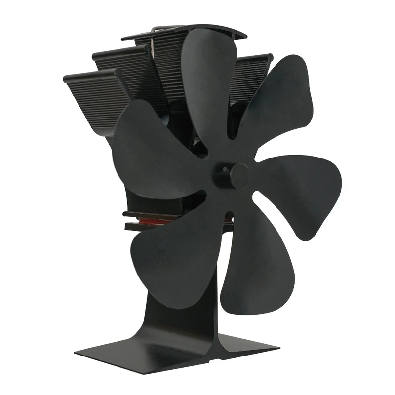VENTILATEUR POELE A BOIS 6 PALES SANS ELECTRICITE 14 × 11 × 19 CM