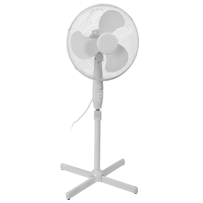 VENTILATEUR SUR PIED BLANC