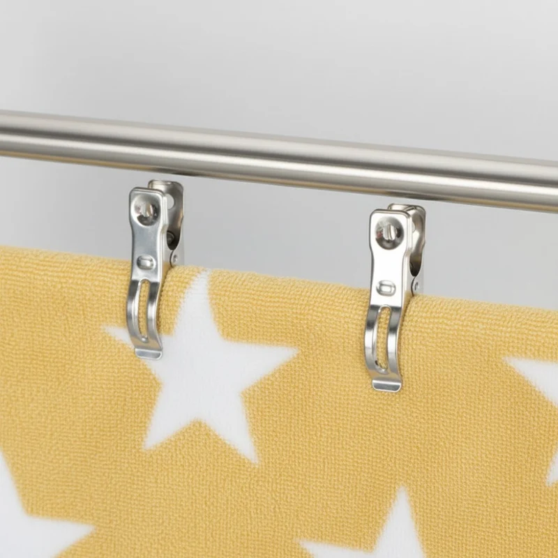 LOT DE 30 PINCES A LINGE INOX 5,7xØ1,3CM