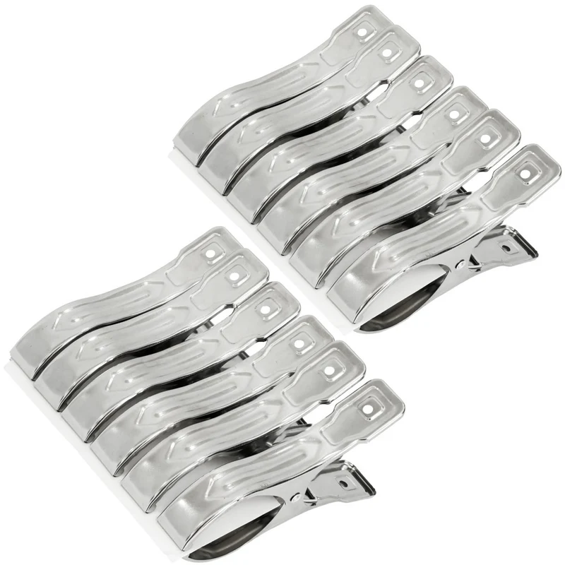 LOT DE 12 PINCES A LINGE INOX 12xØ3,5CM