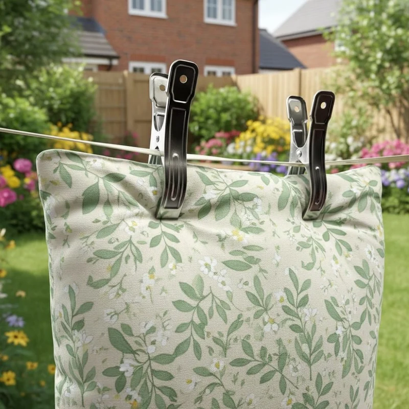 LOT DE 12 PINCES A LINGE INOX 12xØ3,5CM