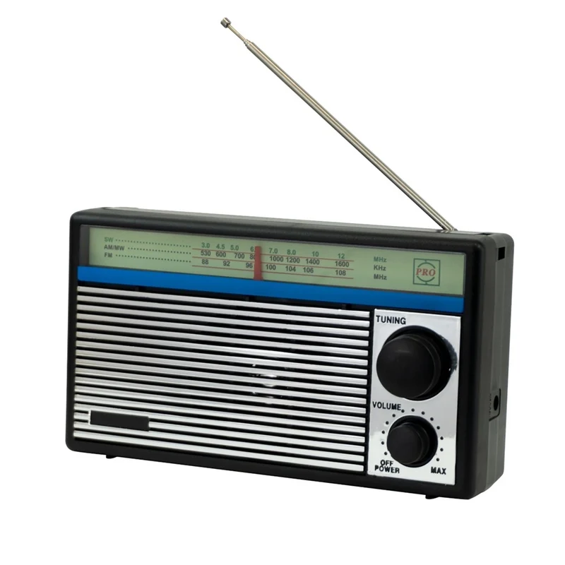 RADIO À PILES 3 BANDES AM/FM/SW
