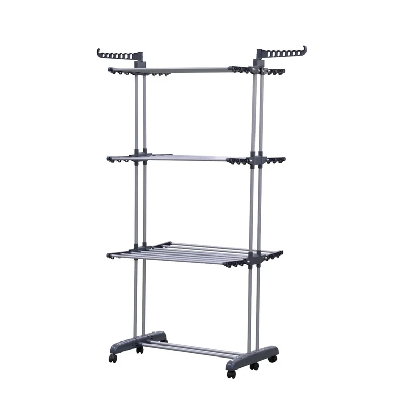 SÉCHOIR DRY FOLD AVEC 20 PINCES INOX