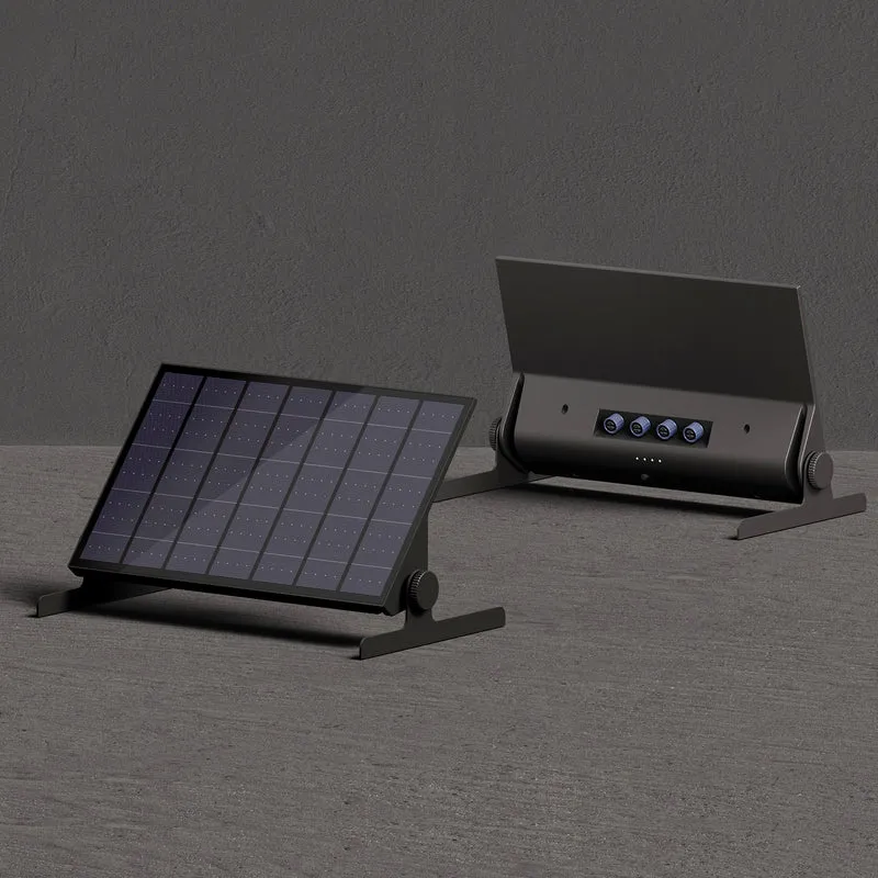 Station de charge solaire ELEKTRON 4 ports en aluminium compatible avec SHOW - STEM - PIN - AXENT