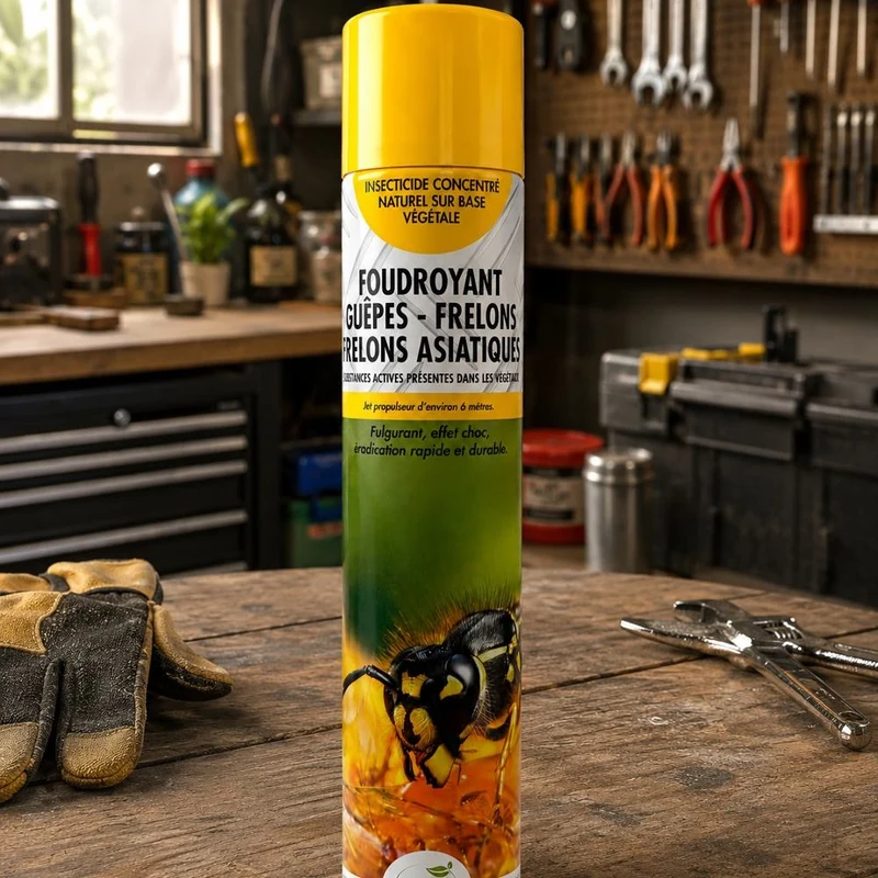 AÉROSOL FOUDROYANT GUÊPES ET FRELONS