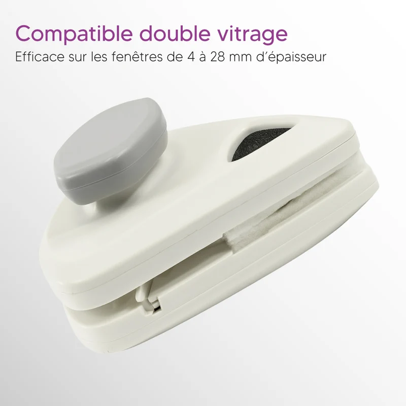 NETTOYEUR DE VITRES AIMANTÉ DOUBLE FACE