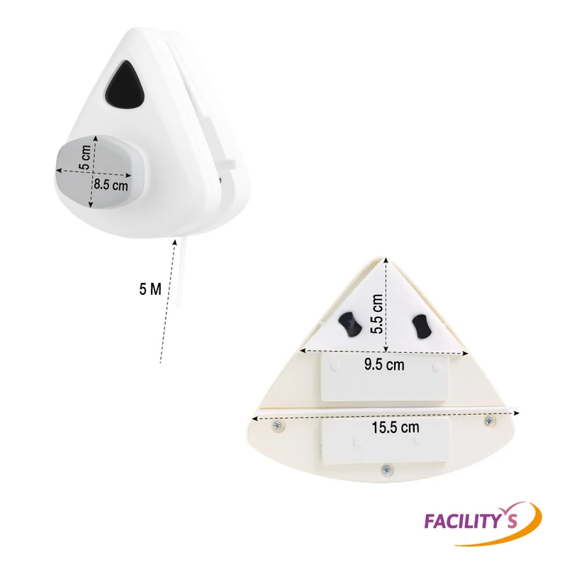 NETTOYEUR DE VITRES AIMANTÉ DOUBLE FACE