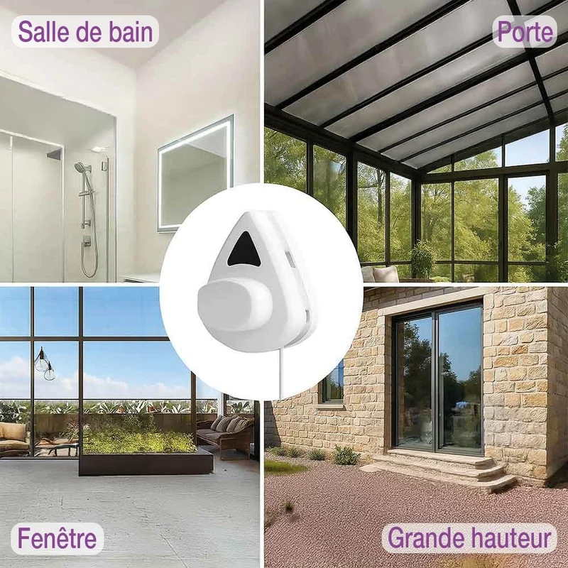 NETTOYEUR DE VITRES AIMANTÉ DOUBLE FACE