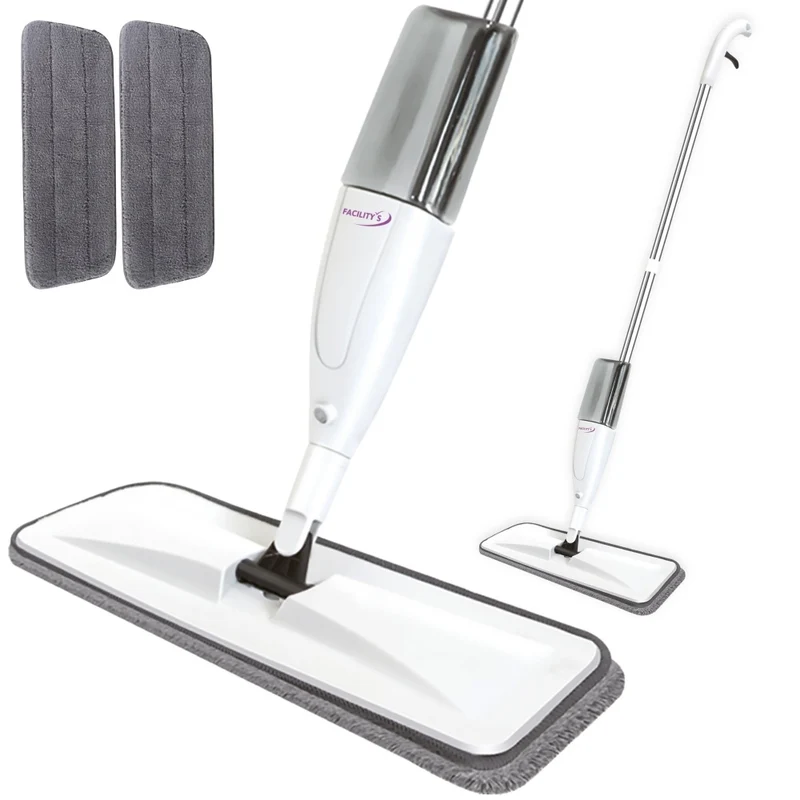 BALAI SERPILLERE PULVERISATEUR AVEC RÉSERVOIR 300 ML ET 2 MOP