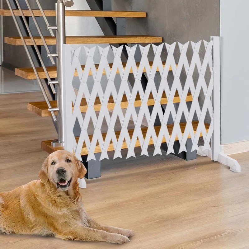 BARRIÈRE EXTENSIBLE BLANCHE PLASTIQUE