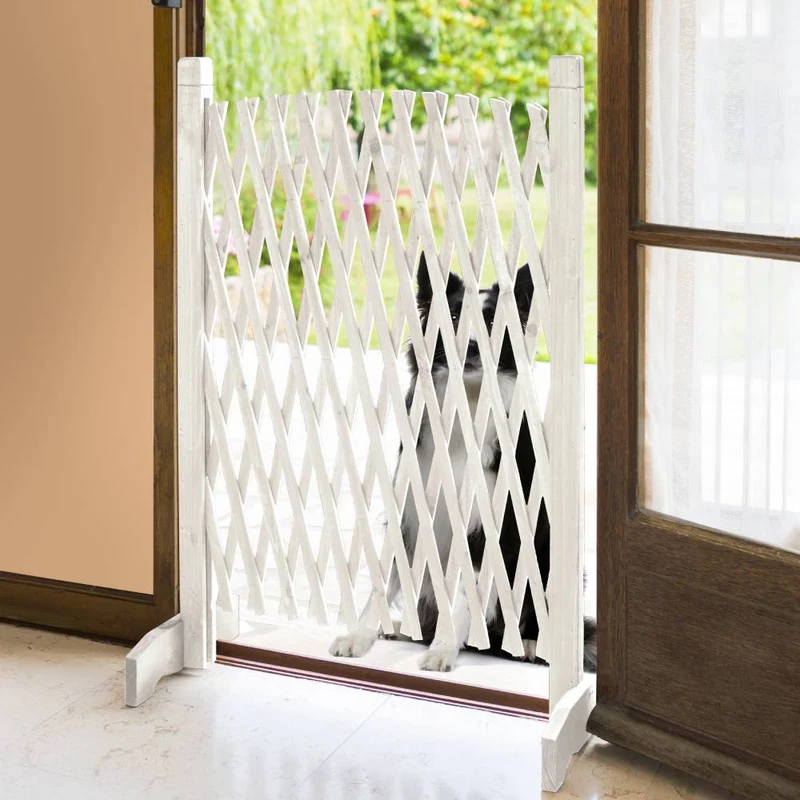 BARRIÈRE EXTENSIBLE BLANCHE PLASTIQUE