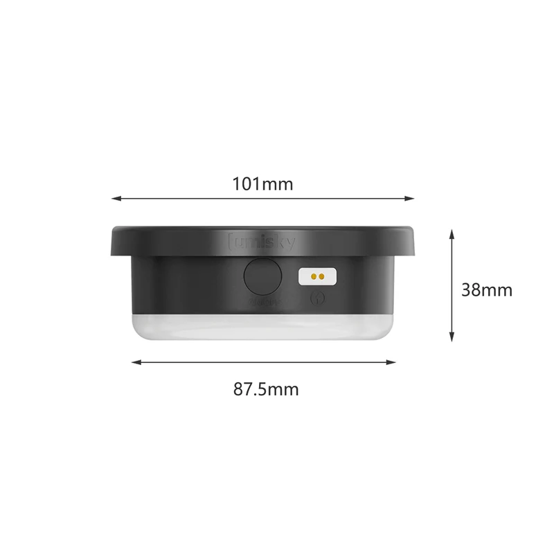 Module solaire LED rechargeable SUNNY SMALL ROUND 200 lumens D10 cm