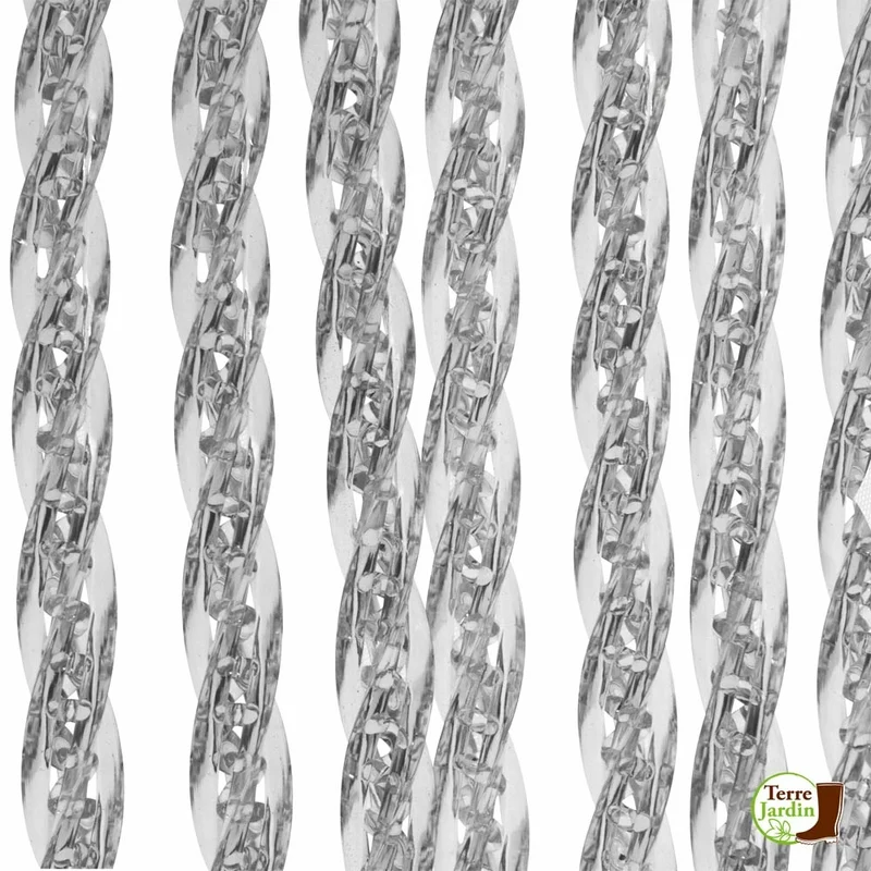 RIDEAU DE PORTE ANTI-INSECTE PVC CRISTAL