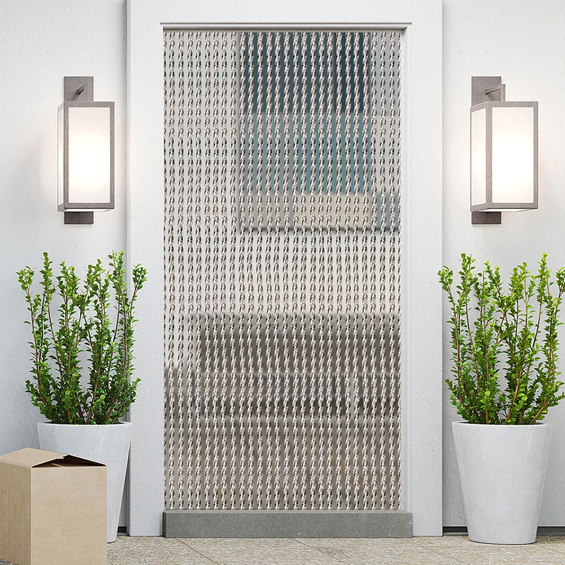 RIDEAU DE PORTE ANTI-INSECTE PVC CRISTAL