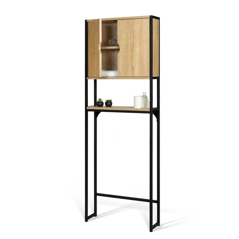 MEUBLE DESSUS WC MEMPHIS AVEC PLACARD
