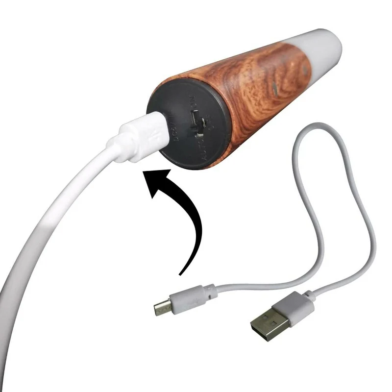 LAMPE D'APPOINT RECHARGEABLE BOIS