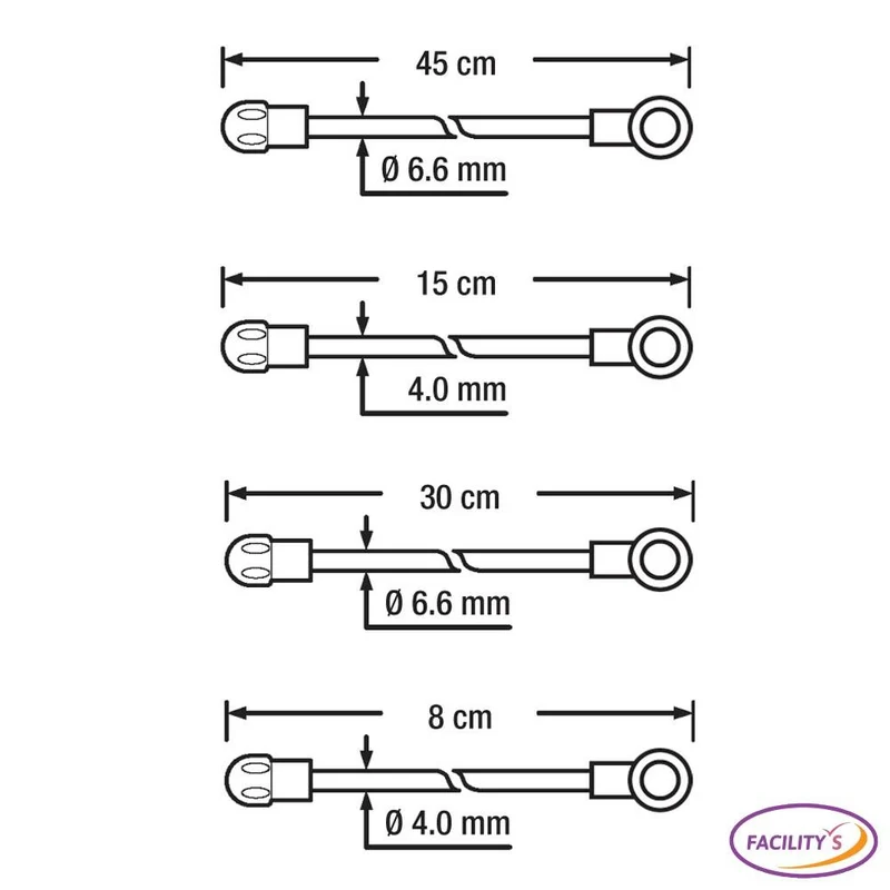 ATTACHES UNIVERSELLES ET MOUSQUETONS X10